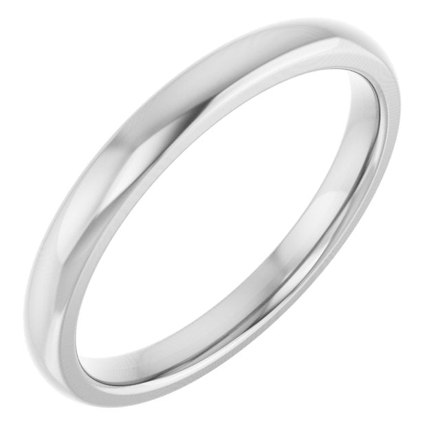 14K X1 White Gold Matching Band, 6.9 mm