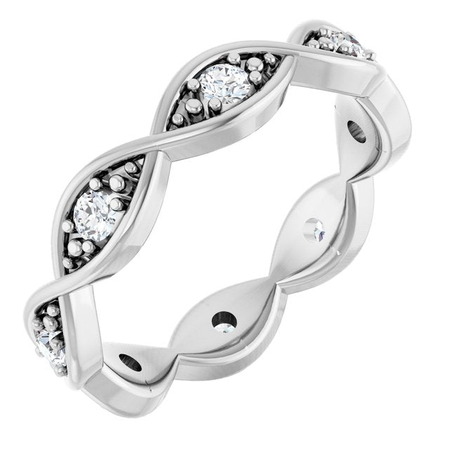 1/6 CTW Natural Diamond Eternity Band