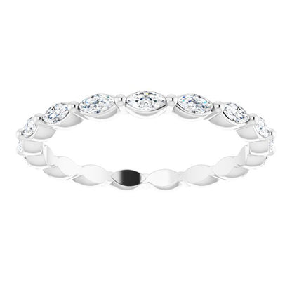 3/4 CTW Natural Diamond Eternity Band, 2.15 mm