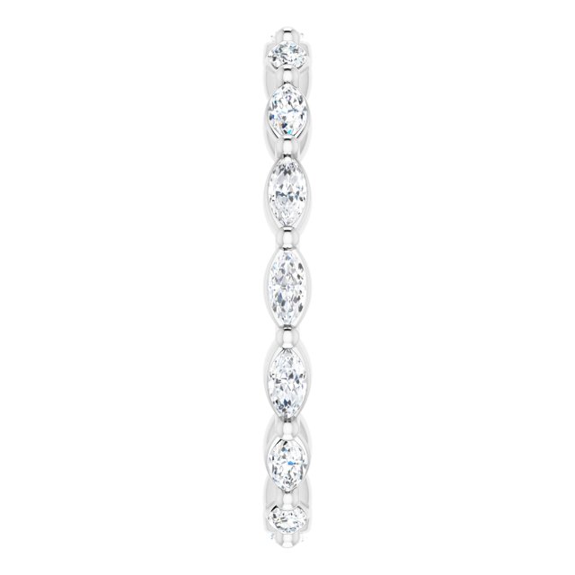 1/2 CTW Natural Diamond Eternity Band, 1.9 mm, Style 2