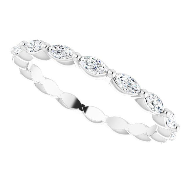 7/8 CTW Natural Diamond Eternity Band, 2.15 mm