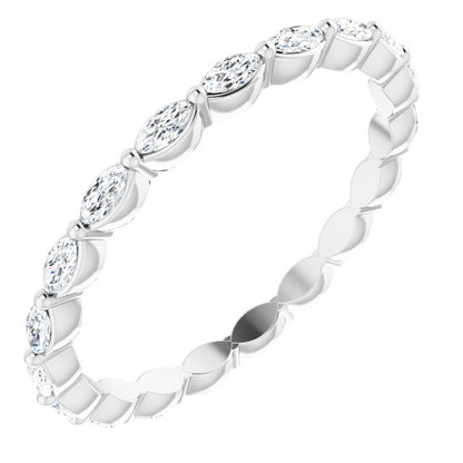 7/8 CTW Natural Diamond Eternity Band, 2.15 mm