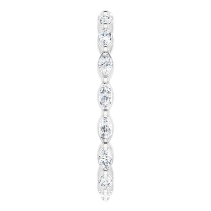3/4 CTW Natural Diamond Eternity Band, 2.15 mm