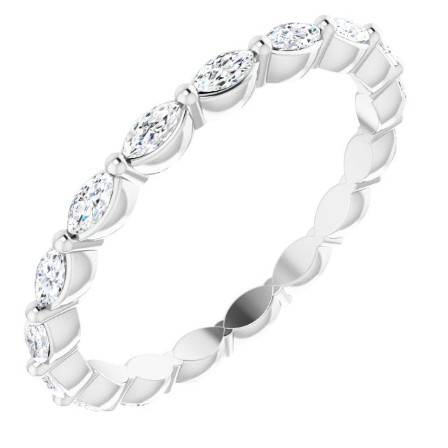 3/4 CTW Natural Diamond Eternity Band, 2.15 mm