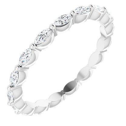 3/4 CTW Natural Diamond Eternity Band, 2.15 mm