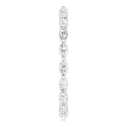 7/8 CTW Natural Diamond Eternity Band, 2.15 mm