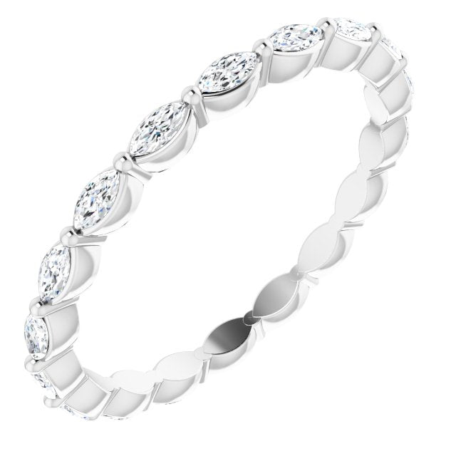 7/8 CTW Natural Diamond Eternity Band, 2.15 mm