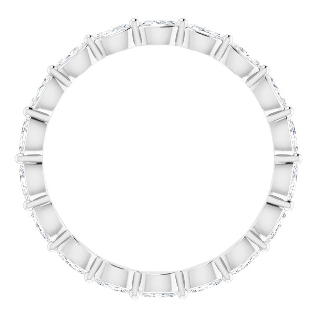 7/8 CTW Natural Diamond Eternity Band, 2.15 mm
