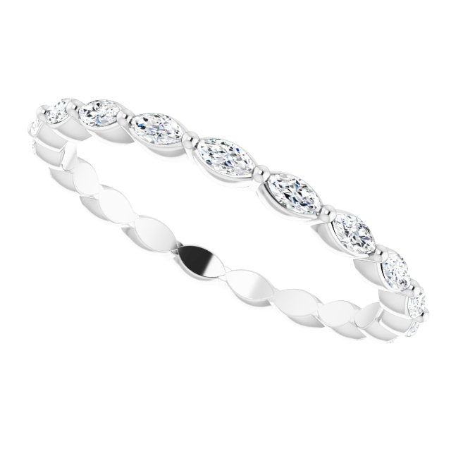 7/8 CTW Natural Diamond Eternity Band, 2.15 mm