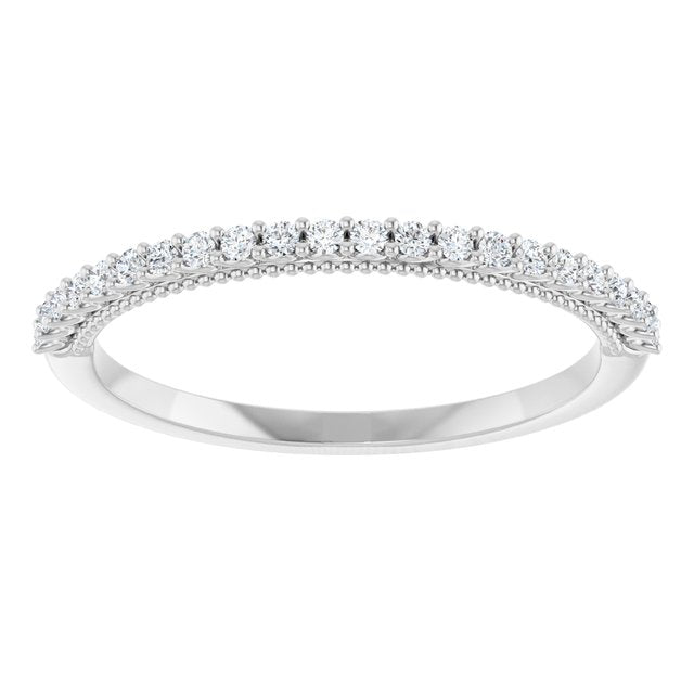1/6 CTW Natural Diamond Matching Band, 1.6 mm