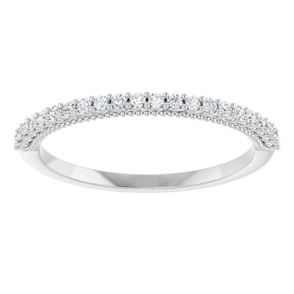1/6 CTW Natural Diamond Matching Band, 1.6 mm