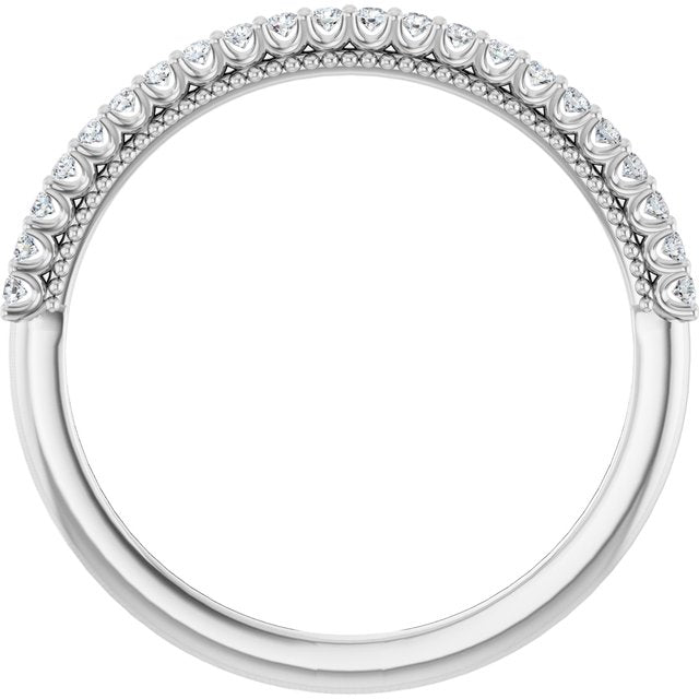 1/6 CTW Natural Diamond Matching Band, 1.6 mm