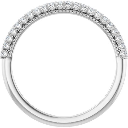 1/6 CTW Natural Diamond Matching Band, 1.6 mm