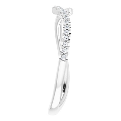 1/10 CTW Natural Diamond Matching Band, 1.7 mm