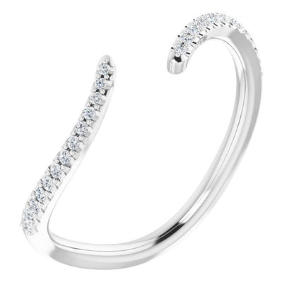 1/10 CTW Natural Diamond Matching Band, 1.7 mm