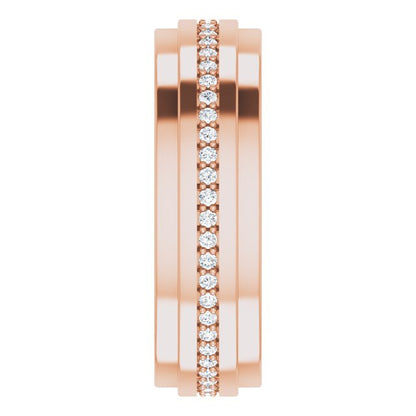 3/8 CTW Natural Diamond Eternity Band, 7 mm