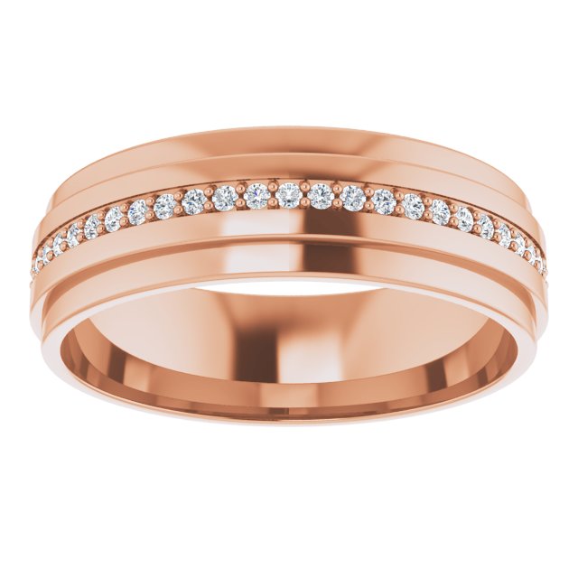 3/8 CTW Natural Diamond Eternity Band, 7 mm