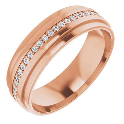3/8 CTW Natural Diamond Eternity Band, 7 mm