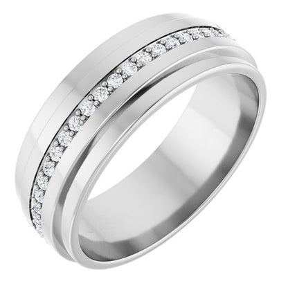3/8 CTW Natural Diamond Eternity Band, 7 mm