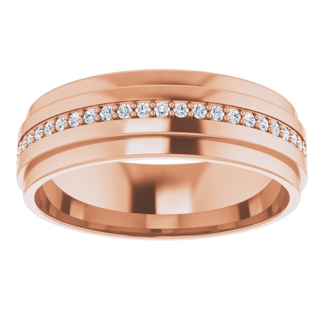 3/8 CTW Natural Diamond Eternity Band, 7 mm