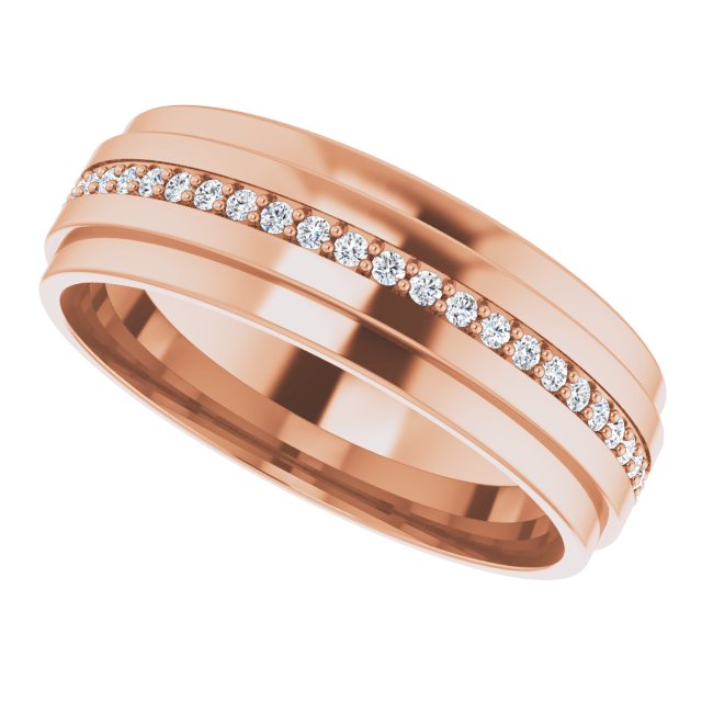 3/8 CTW Natural Diamond Eternity Band, 7 mm