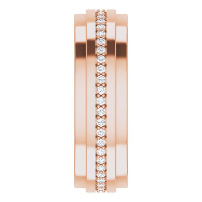 3/8 CTW Natural Diamond Eternity Band, 7 mm