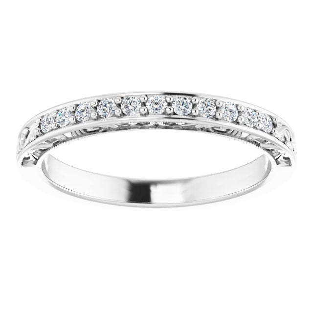 1/6 CTW Natural Diamond Band, 2.6 mm