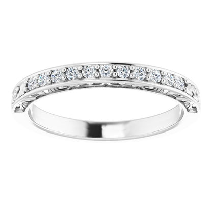 1/6 CTW Natural Diamond Band, 2.6 mm