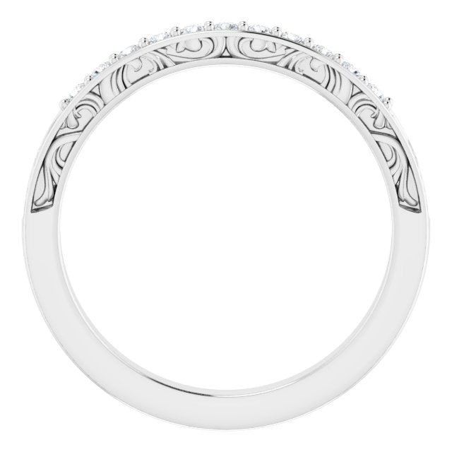 1/6 CTW Natural Diamond Band, 2.6 mm