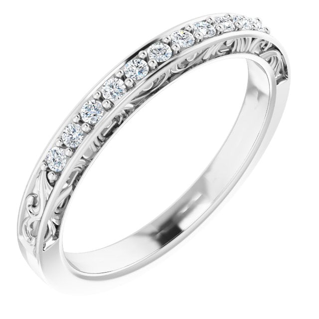 1/6 CTW Natural Diamond Band, 2.6 mm