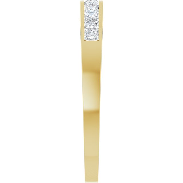 14K Yellow Gold 1/3 CTW Natural Diamond Anniversary Band, 3 mm