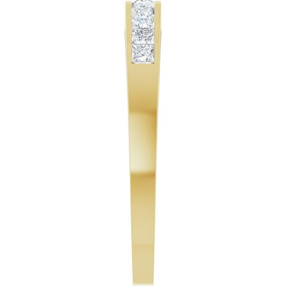 14K Yellow Gold 1/3 CTW Natural Diamond Anniversary Band, 3 mm