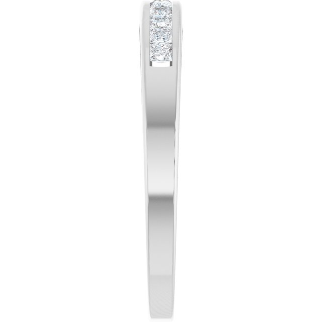 Platinum 1/4 CTW Natural Diamond Anniversary Band, 2.7 mm