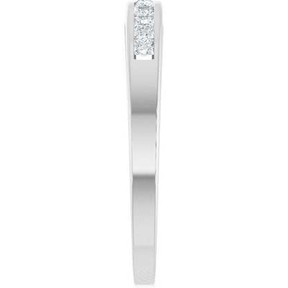 Platinum 1/4 CTW Natural Diamond Anniversary Band, 2.7 mm