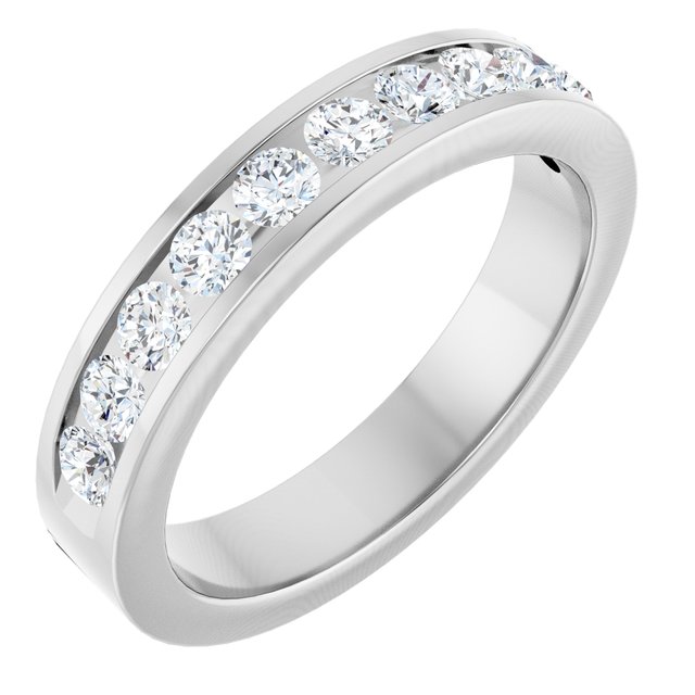 3/4 CTW Natural Diamond Anniversary Band, 4.2 mm