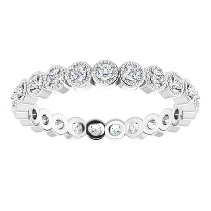 14K White Gold 1/4 CTW Natural Diamond Eternity Band