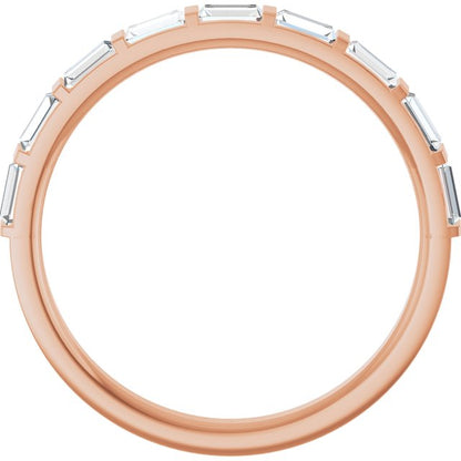 5/8 CTW Natural Diamond Anniversary Band, 2.7 mm
