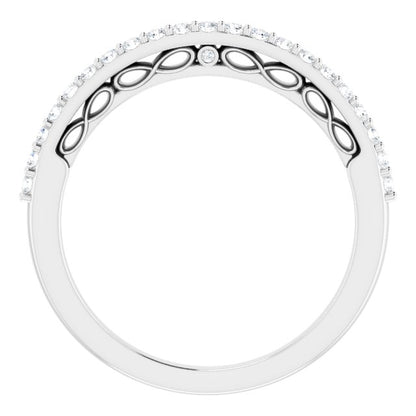 1/5 CTW Natural Diamond Matching Band, 1.8 mm