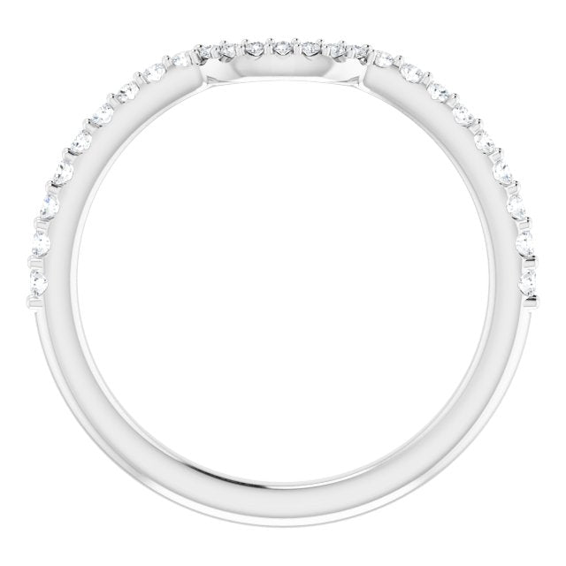 1/5 CTW Natural Diamond Matching Band, 1.5 mm