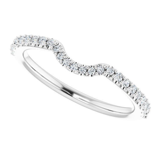1/5 CTW Natural Diamond Matching Band, 1.5 mm