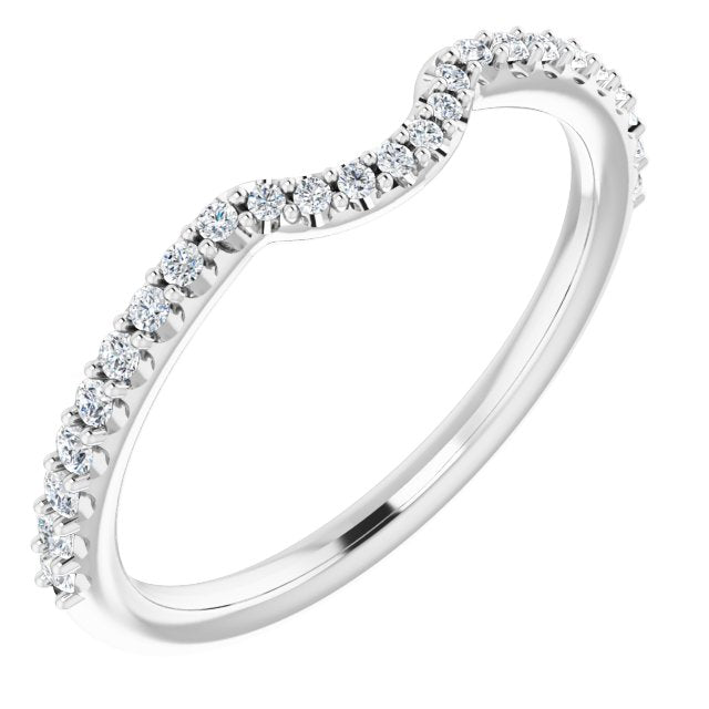 1/5 CTW Natural Diamond Matching Band, 1.5 mm