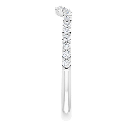 1/5 CTW Natural Diamond Matching Band, 1.5 mm