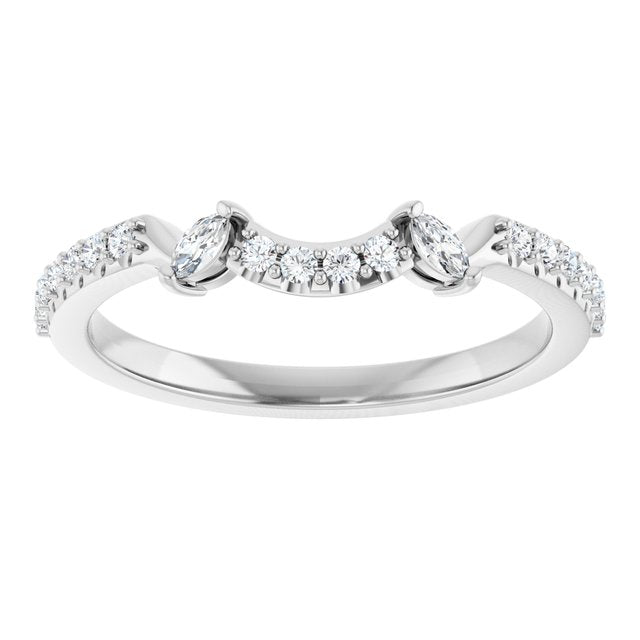 1/5 CTW Natural Diamond Matching Band, 1.8 x 11.25 mm