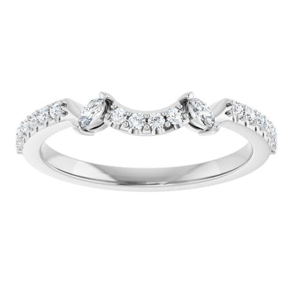 1/5 CTW Natural Diamond Matching Band, 1.8 x 11.25 mm