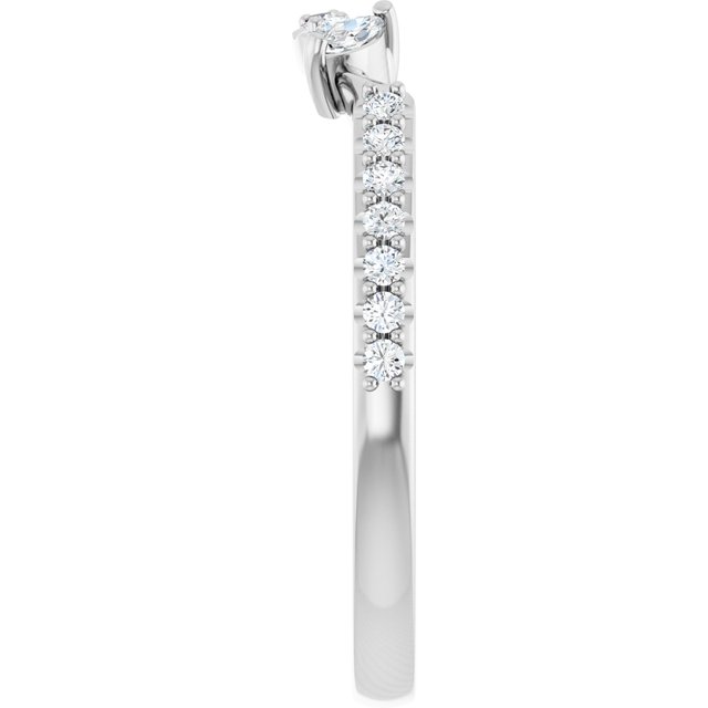 1/5 CTW Natural Diamond Matching Band, 1.8 x 11.25 mm