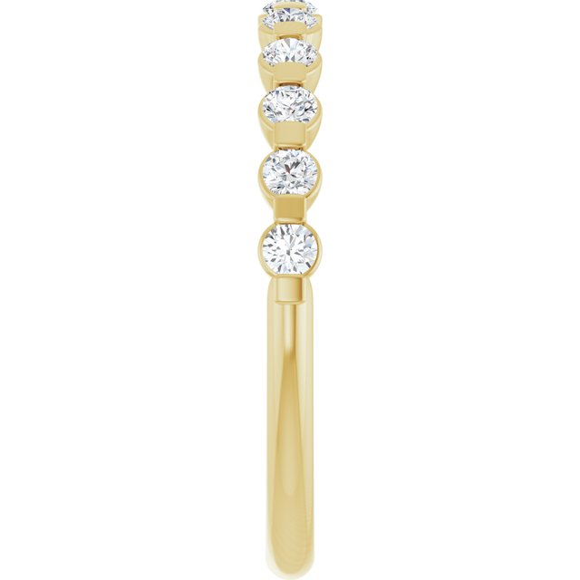 14K Yellow Gold 1/3 CTW Anniversary Band, 2.4 mm — Natural or Lab-Grown Diamond
