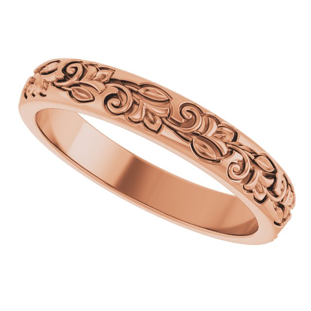 Floral Half Round Band