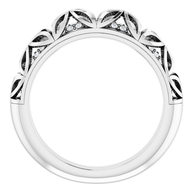 1/4 CTW Natural Diamond Matching Band, 4.8 mm