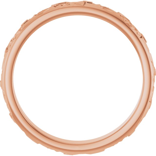 Floral Half Round Band