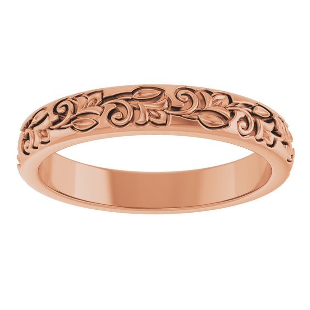 Floral Half Round Band